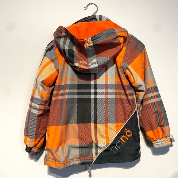 Nanö Hooded Polar Fleece Lined Kids Jacket / 6X - Picture 10 of 16